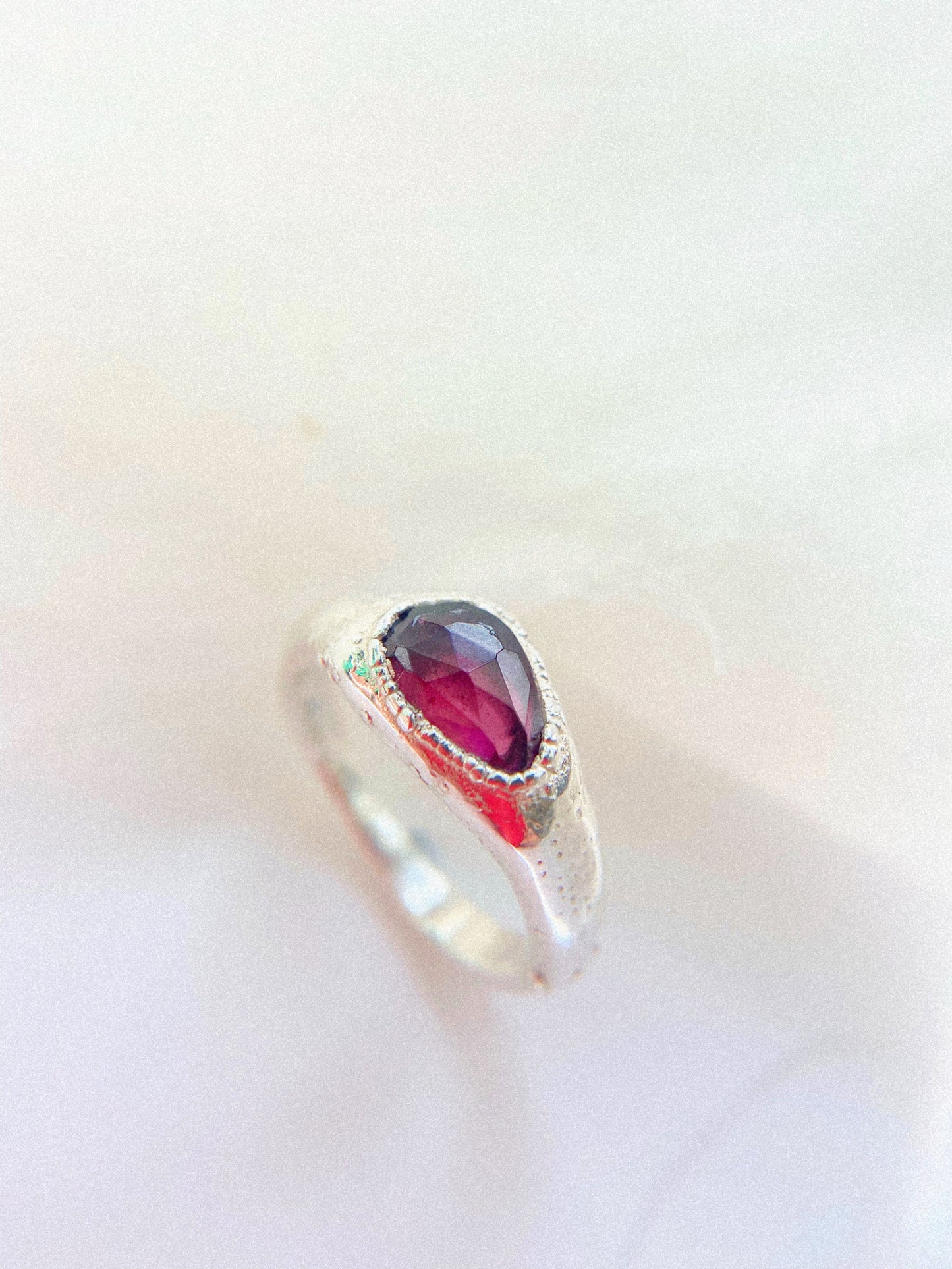 Garnet Signet Ring