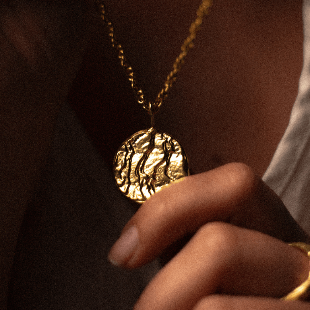 Cuttlefish Initial Necklace - Oggie and Co