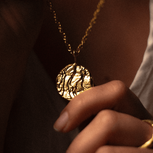 Cuttlefish Initial Necklace - Oggie and Co