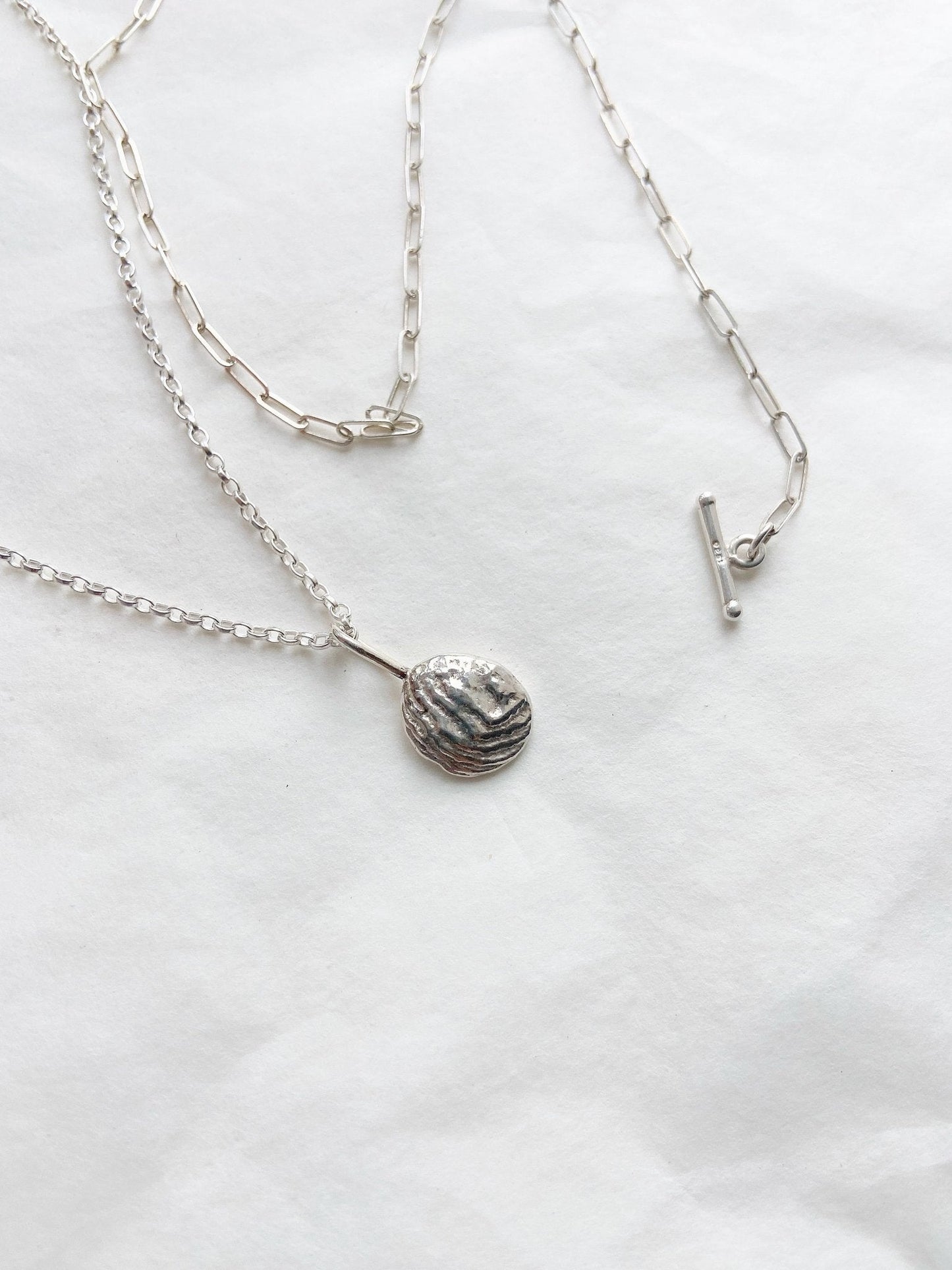 Initial Cuttlefish Necklace - Small - Oggie and Co