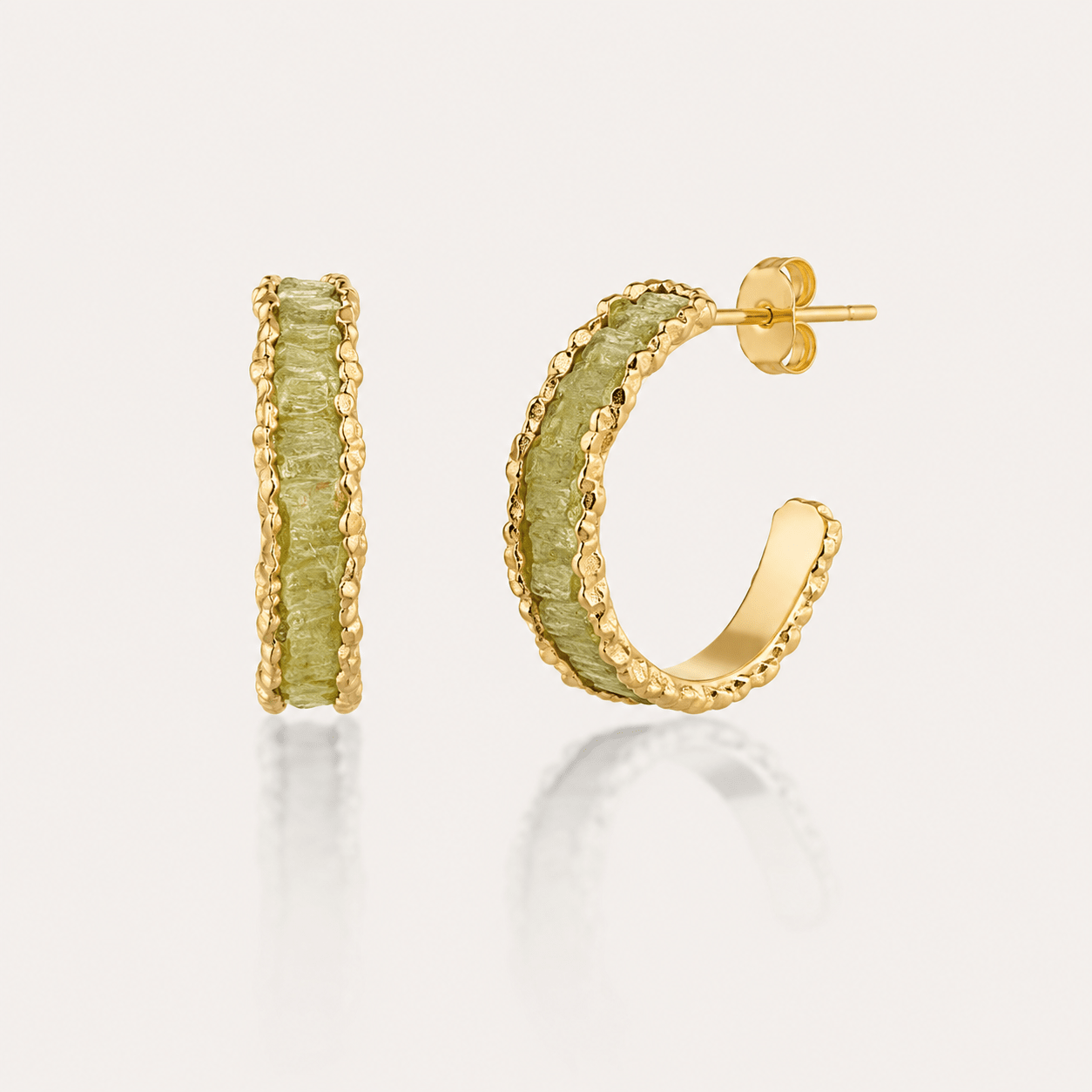 Kyanite Hoops - Oggie and Co