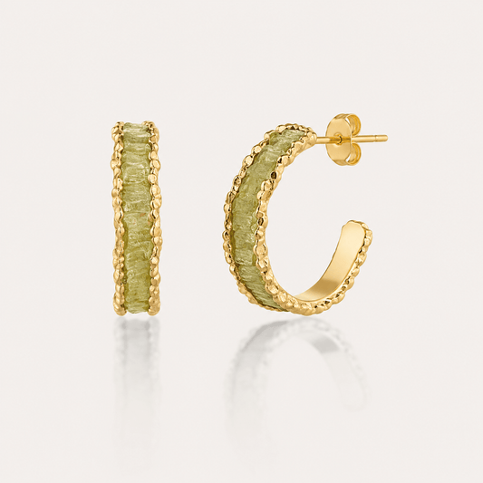 Kyanite Hoops - Oggie and Co