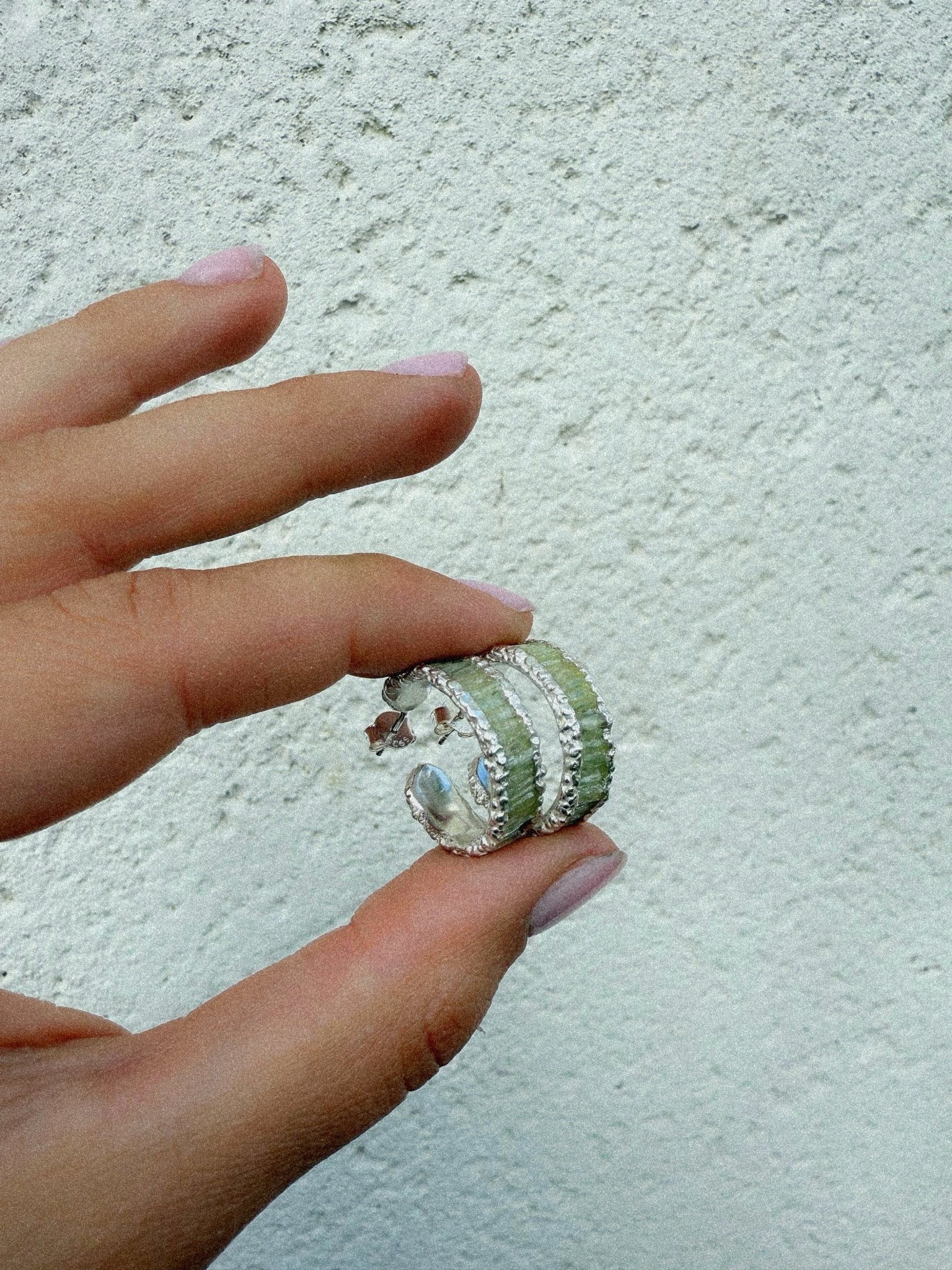 Kyanite Hoops - Oggie and Co