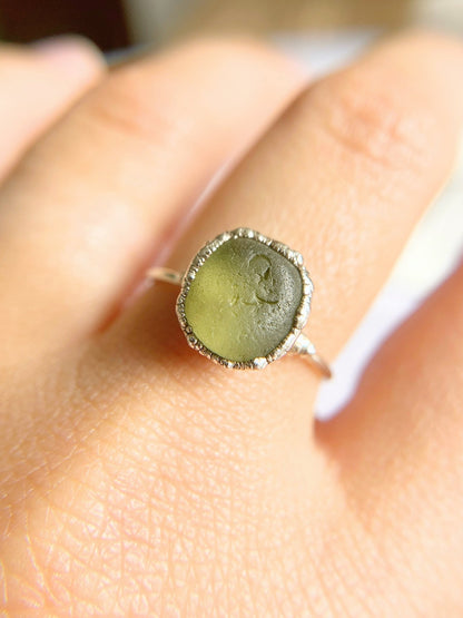 Sea Glass Ring - Oggie and Co